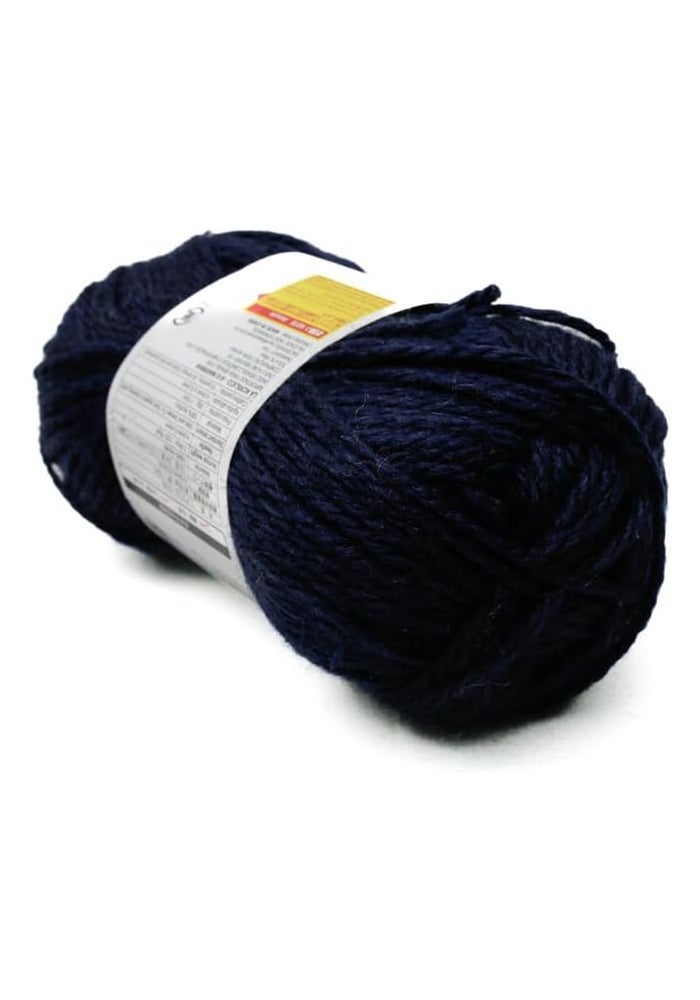 DAISO Acrylic Yarn A10 Navy | Soft & Durable Knitting Yarn for Crochet, DIY & Craft Projects - Image 2